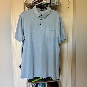 Extracurricular Light Blue Men's Polo Shirt